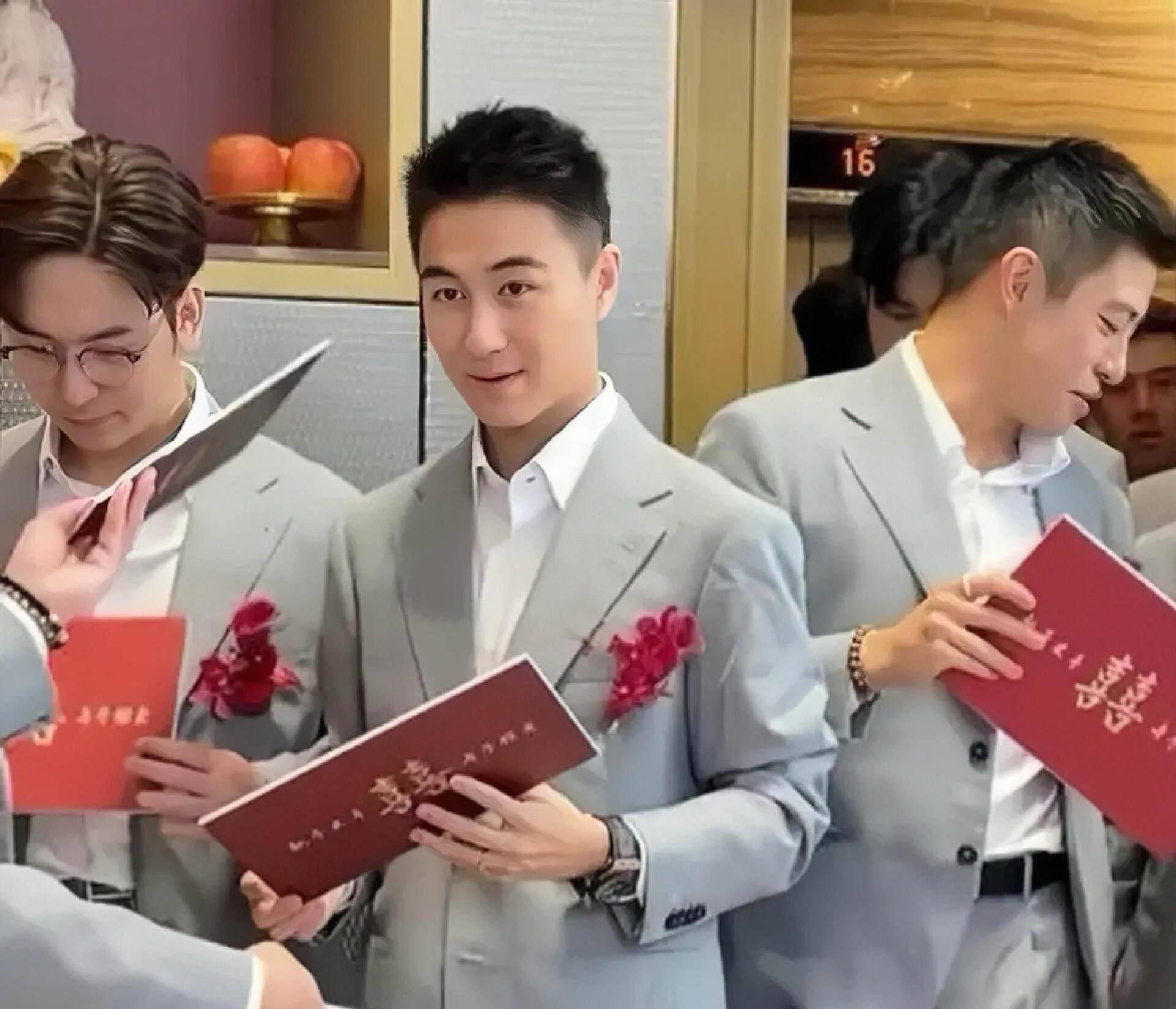 赌王儿子当伴郎的香港婚礼,赌王儿子参加婚礼