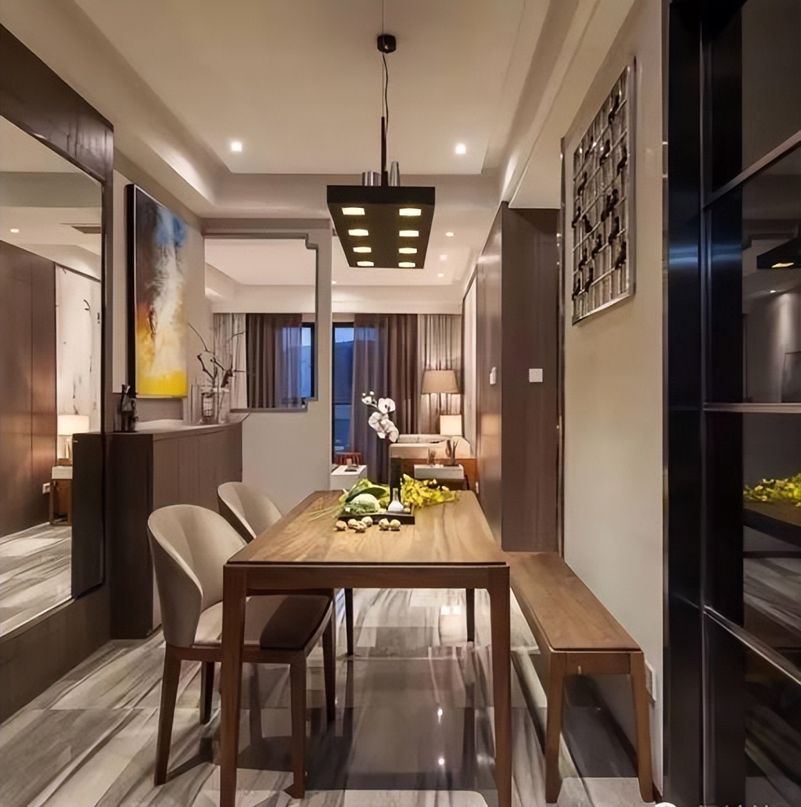 带烟火气的餐厅,温馨烟火气餐厅包间布置