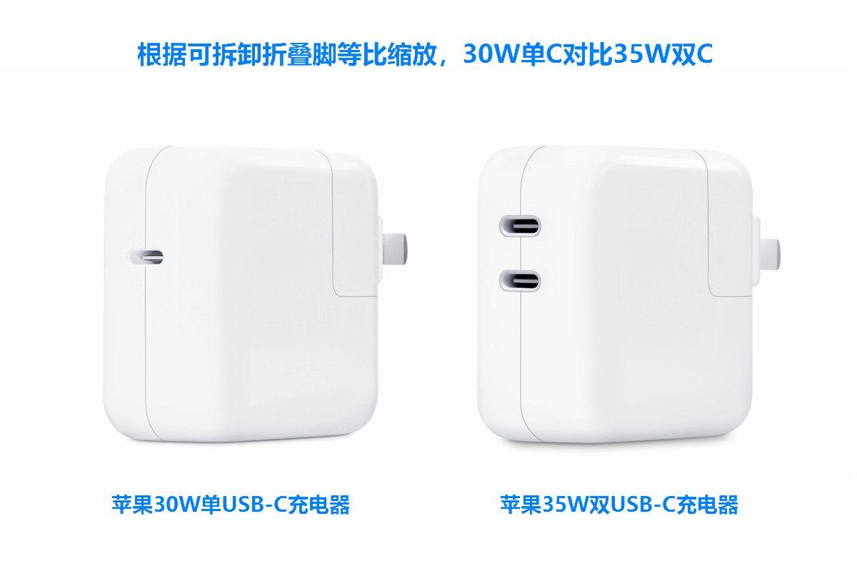 苹果35w双c口充电器原装正品多重,苹果35w充电器值得购买吗