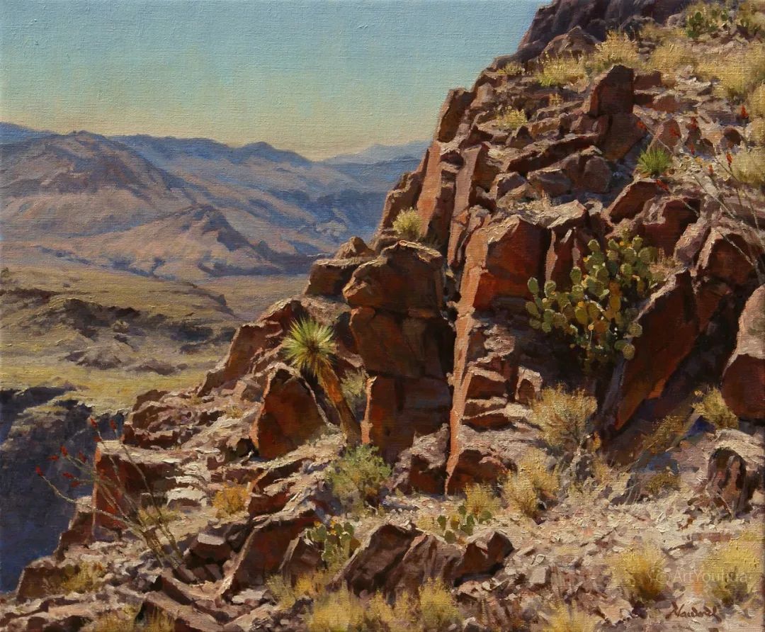 大师笔触生动的风景油画,视觉冲击力很强的风景油画图片