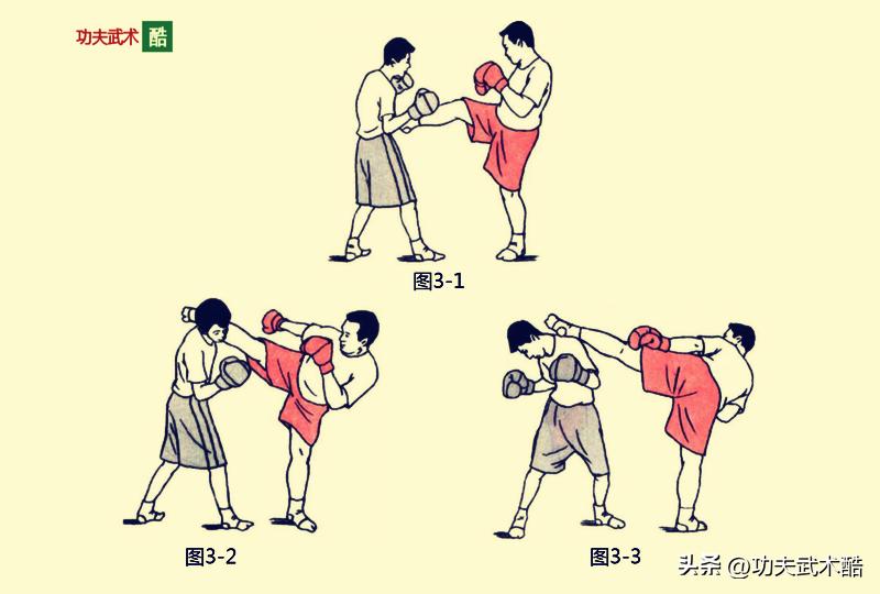 泰拳进攻腿法（上）扫头踢胸，撩裆踹膝，连环攻击，威力无比