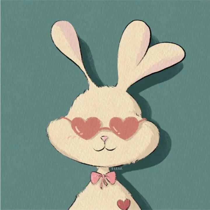 兔八哥头像搞笑,兔八哥头像简笔画