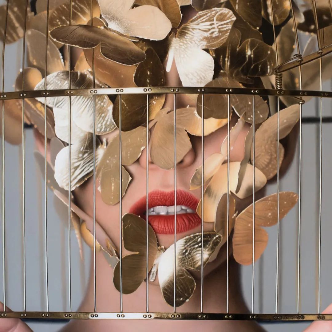 冷军最出名的5张女性肖像画,冷军画少女图