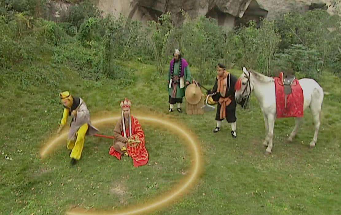 孙悟空画圈为什么只用一次,在取经路上孙悟空为什么走在前面