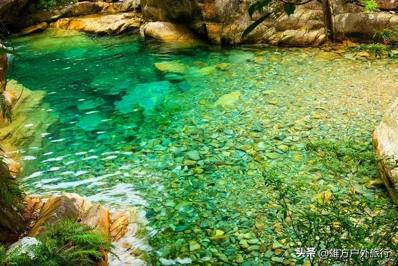 猴寨瀑布图片,猴寨溪谷