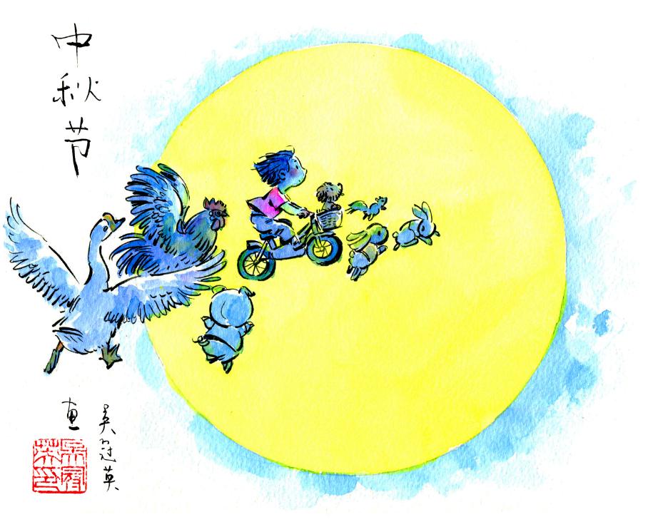 纪念吴冠中100周年,吴冠英老师作品