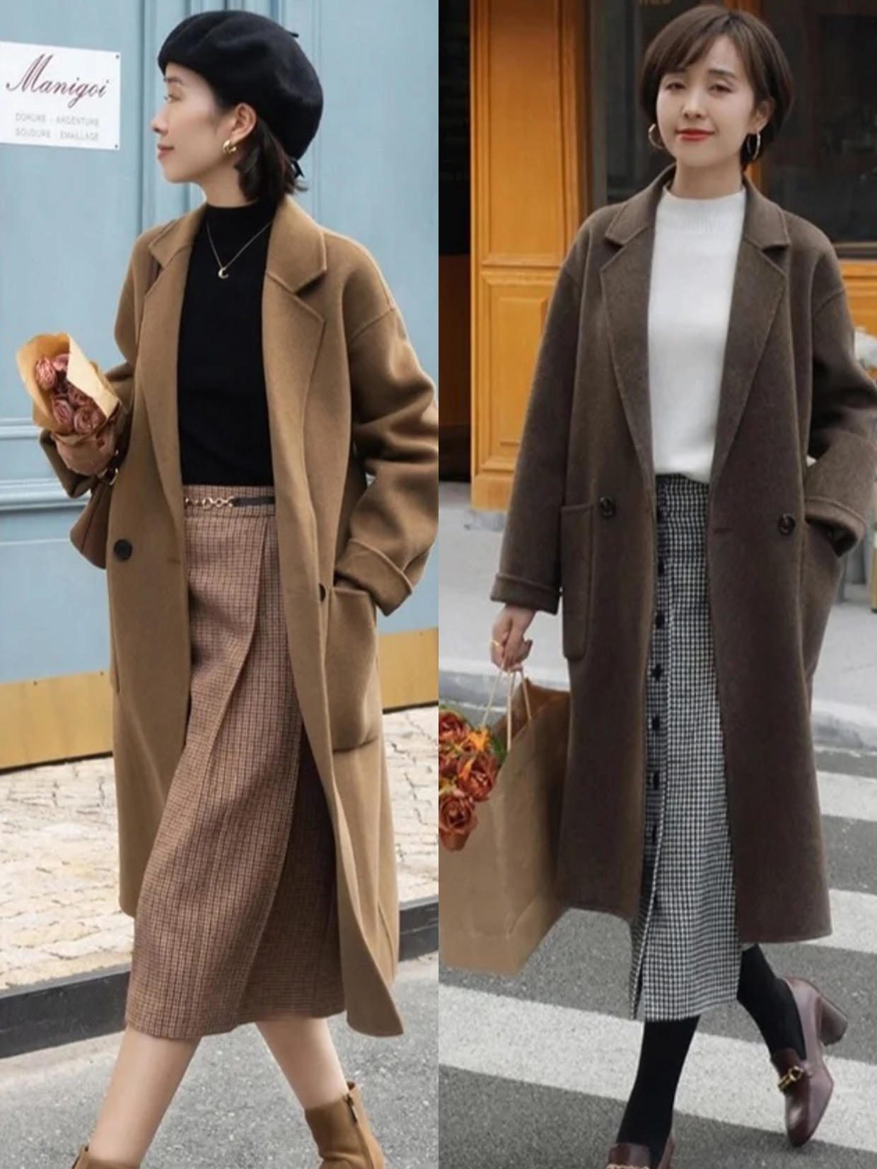 穿大衣的实用搭配技巧,大衣穿得好看无非是这几种搭配