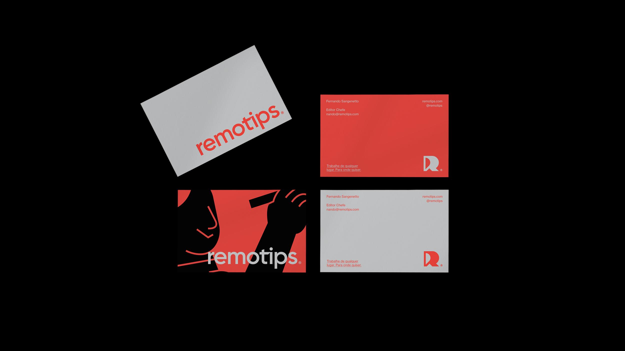 Remotips巴西境内外远程工作公司logo设计via:berrielbrands