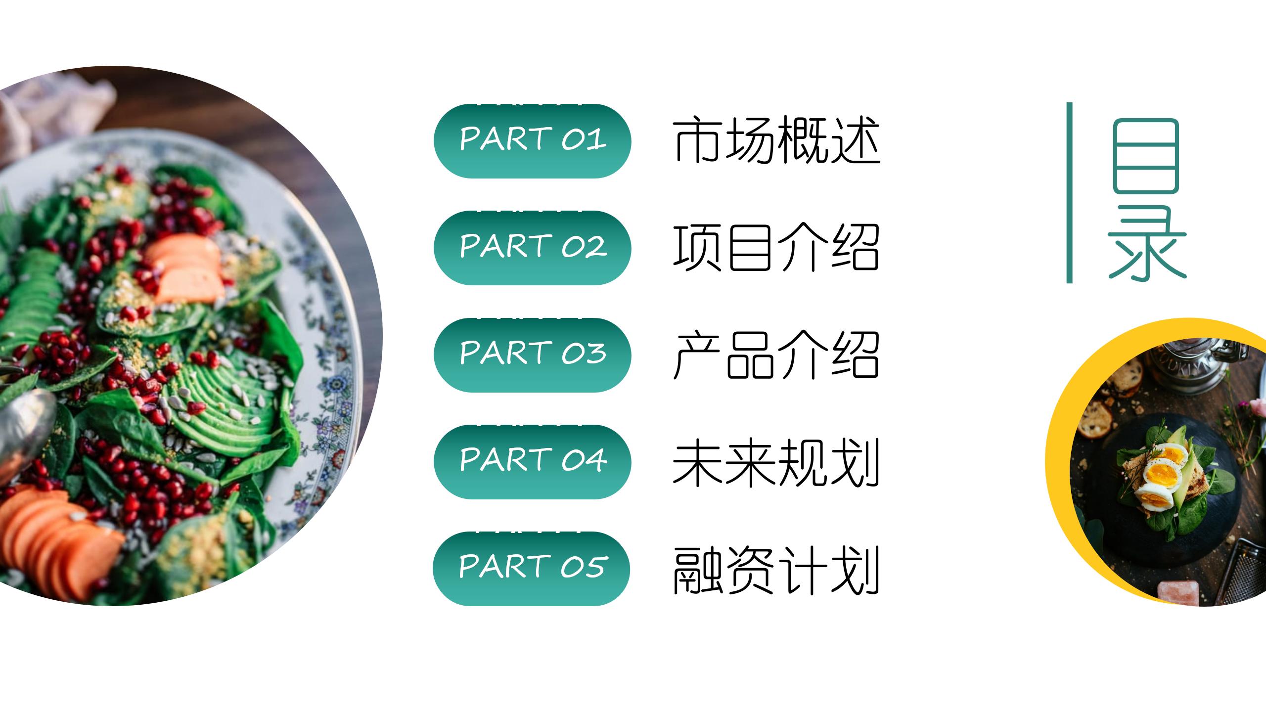 小餐饮融资商业计划书案例ppt,轻食沙拉店创业计划书创新点