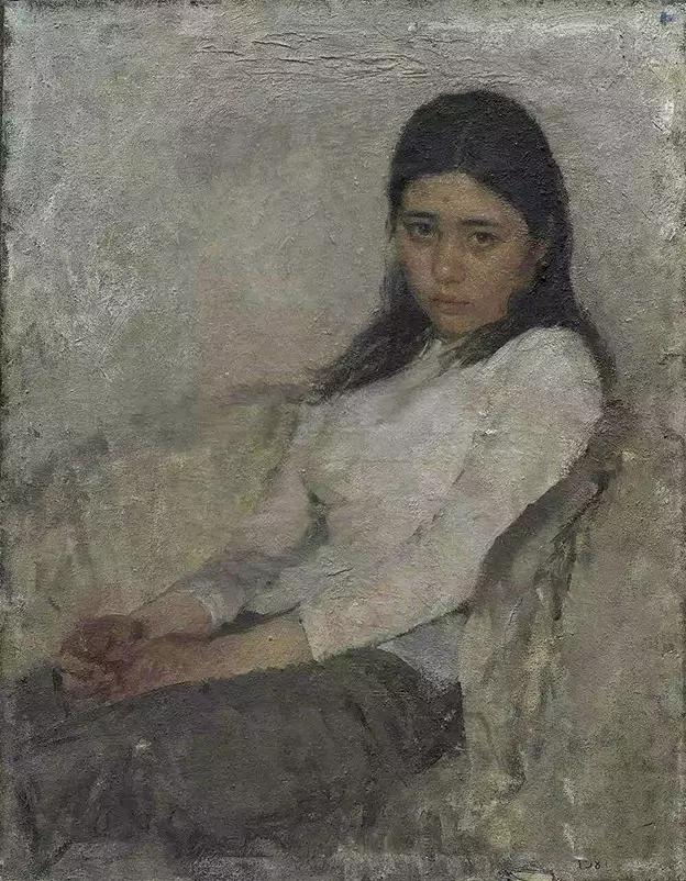 何多苓俄罗斯写生油画,何多苓油画2007