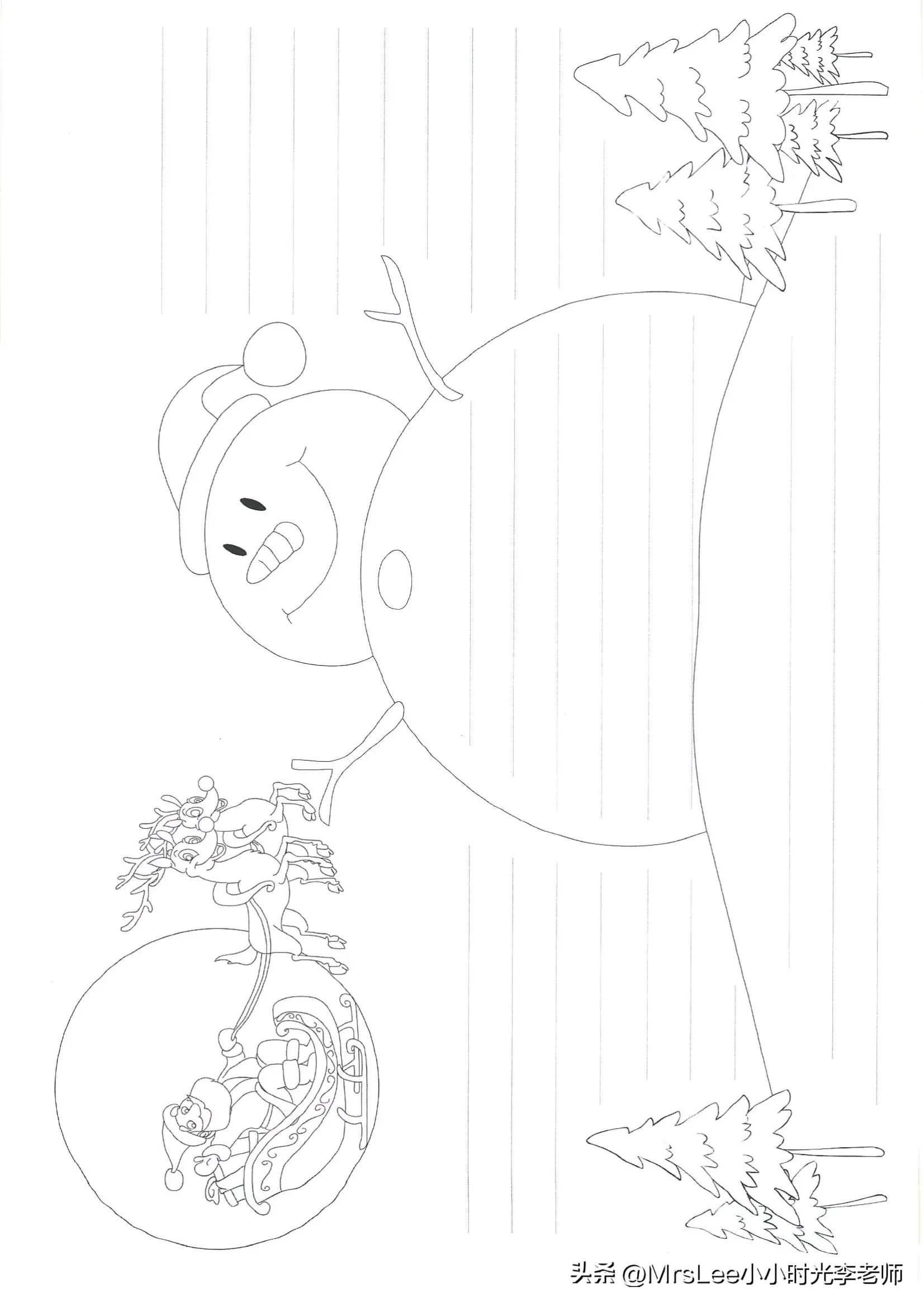 小学生画雷叔叔手抄报简单模板,手抄报模板80件套