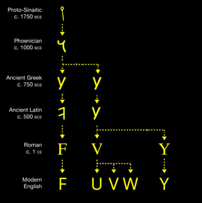 LT2:字母语源本义概览,F