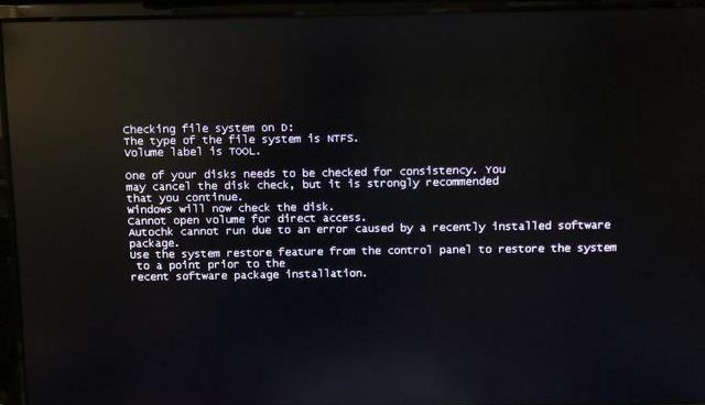 电脑d盘异常什么原因,d盘参数错误