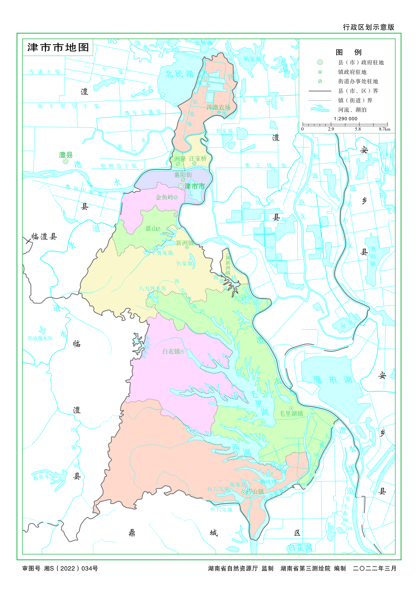 湖南临澧、桃源、石门、津市、慈利5县现状观察