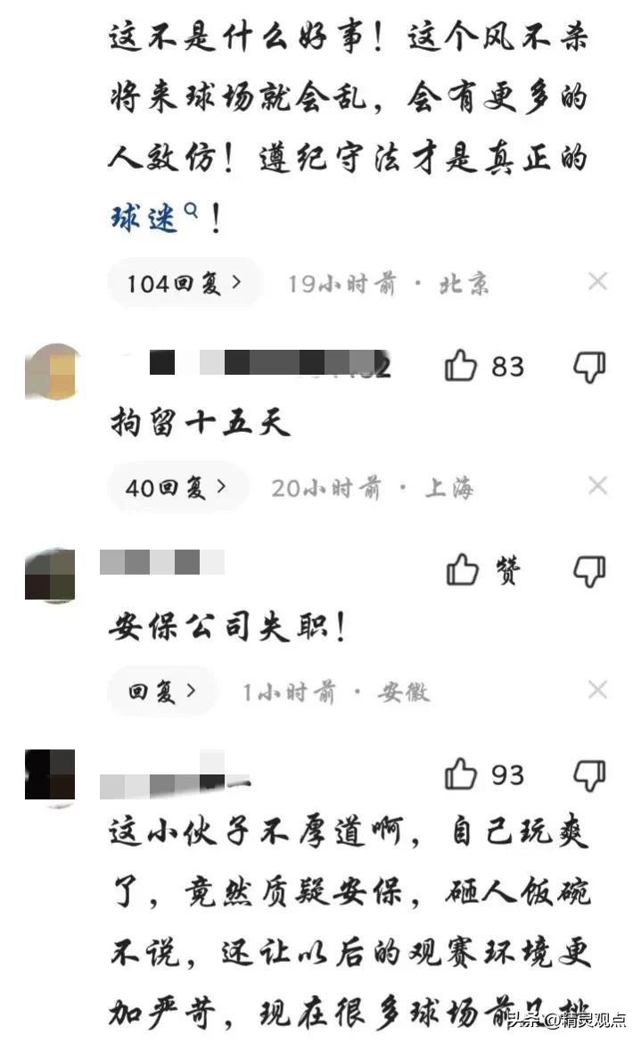 球迷冲入球场拥抱梅西被行拘点评,冲进球场拥抱梅西的道歉视频