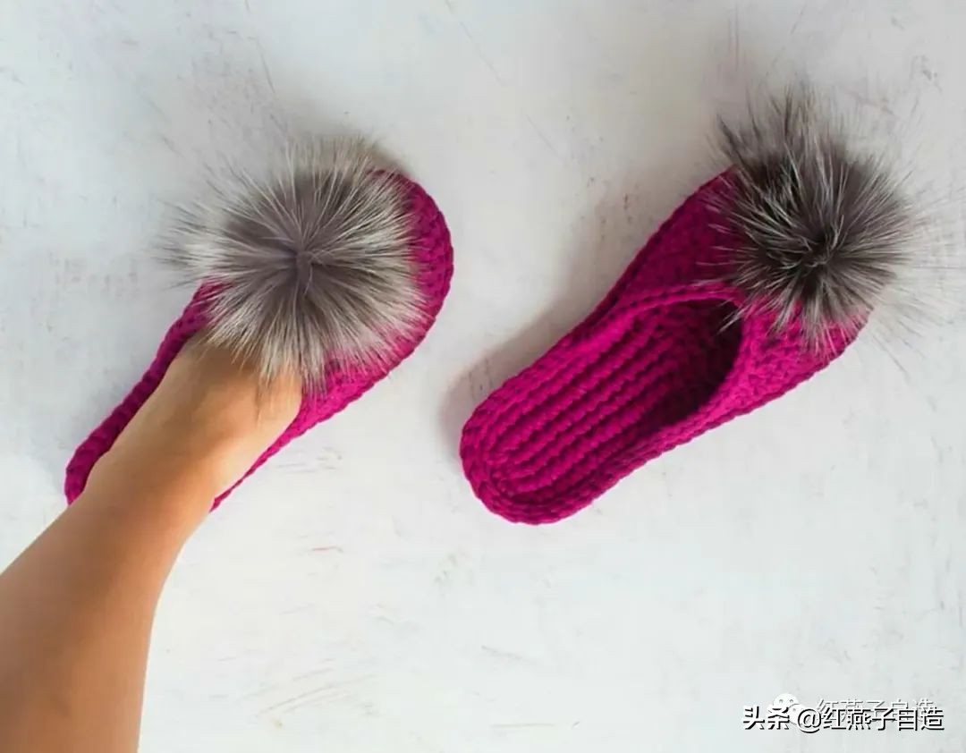 编夏天凉鞋,夏天冰丝线凉鞋镂空钩编教程