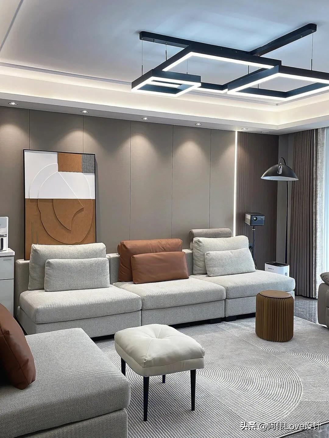 沙发背景墙画最新款式现代简约,2021流行沙发背景墙挂画