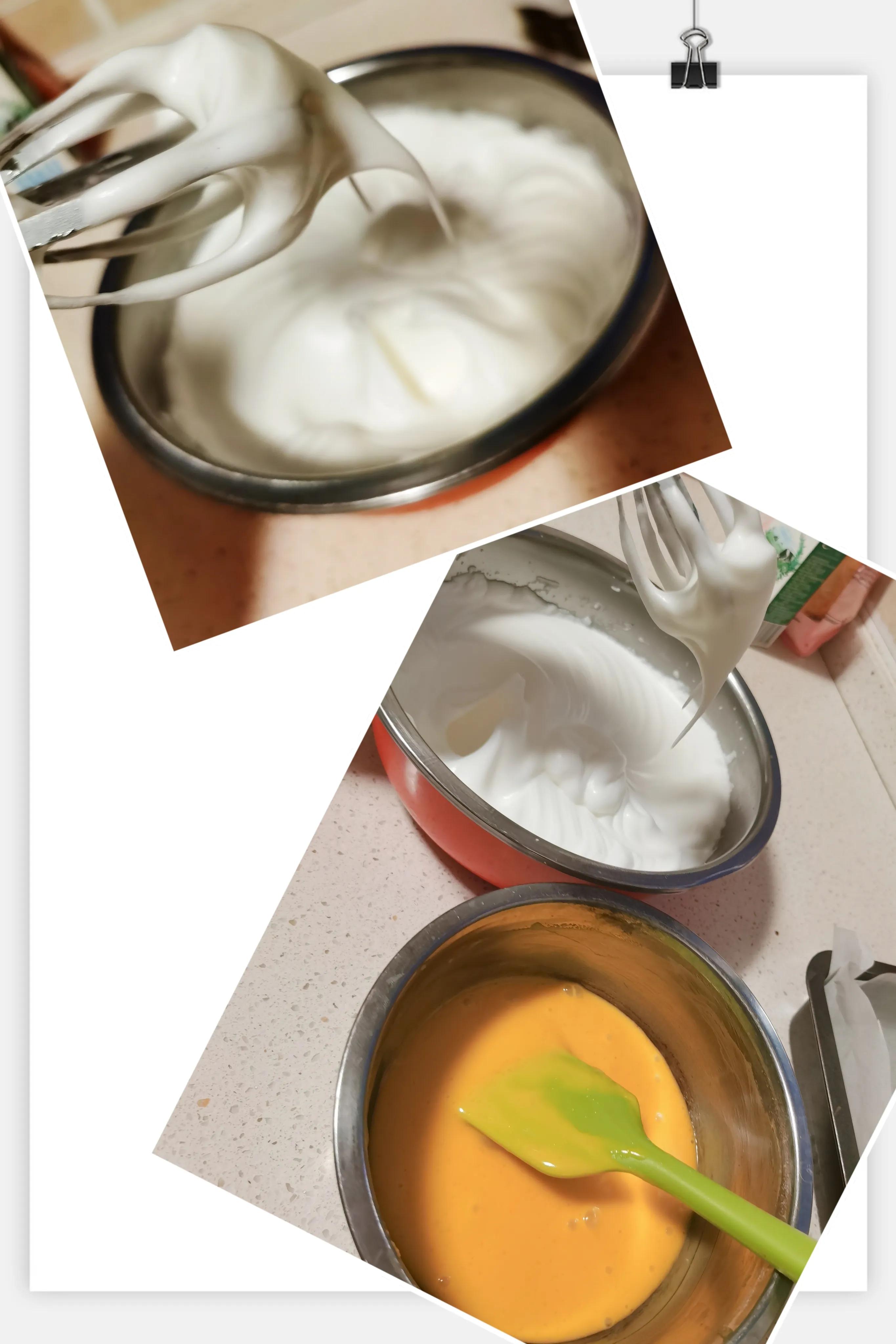 水浴法古早抖臀蛋糕教程,八寸圆抖臀古早蛋糕制作做法