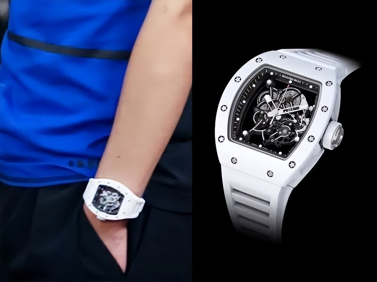 张继科景甜腕表,景甜卡地亚手表