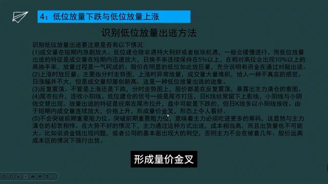 主力放量意图,如何在高位判断主力出货