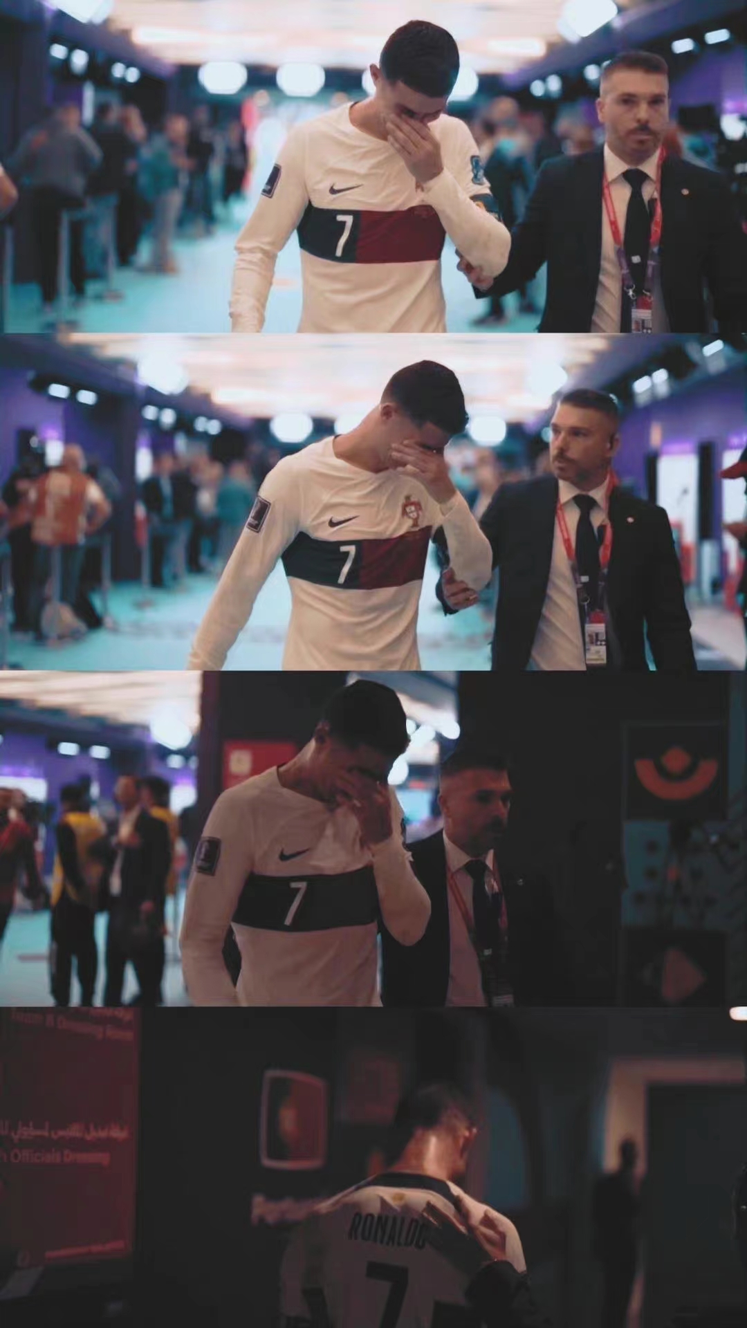 c罗痛哭告别世界杯球迷,c罗痛哭告别世界杯评论