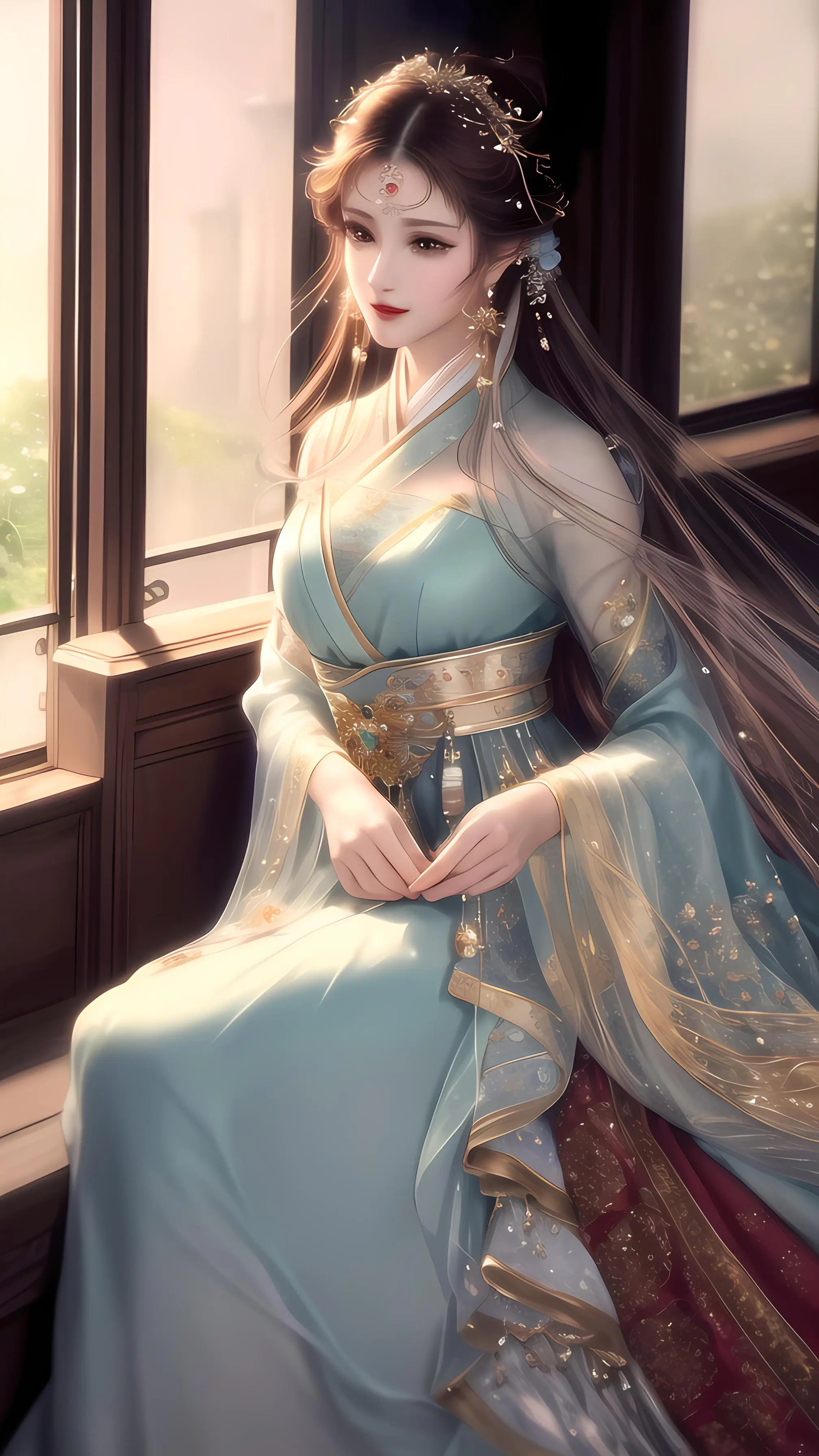 超漂亮的二次元图片,国风二次元美图