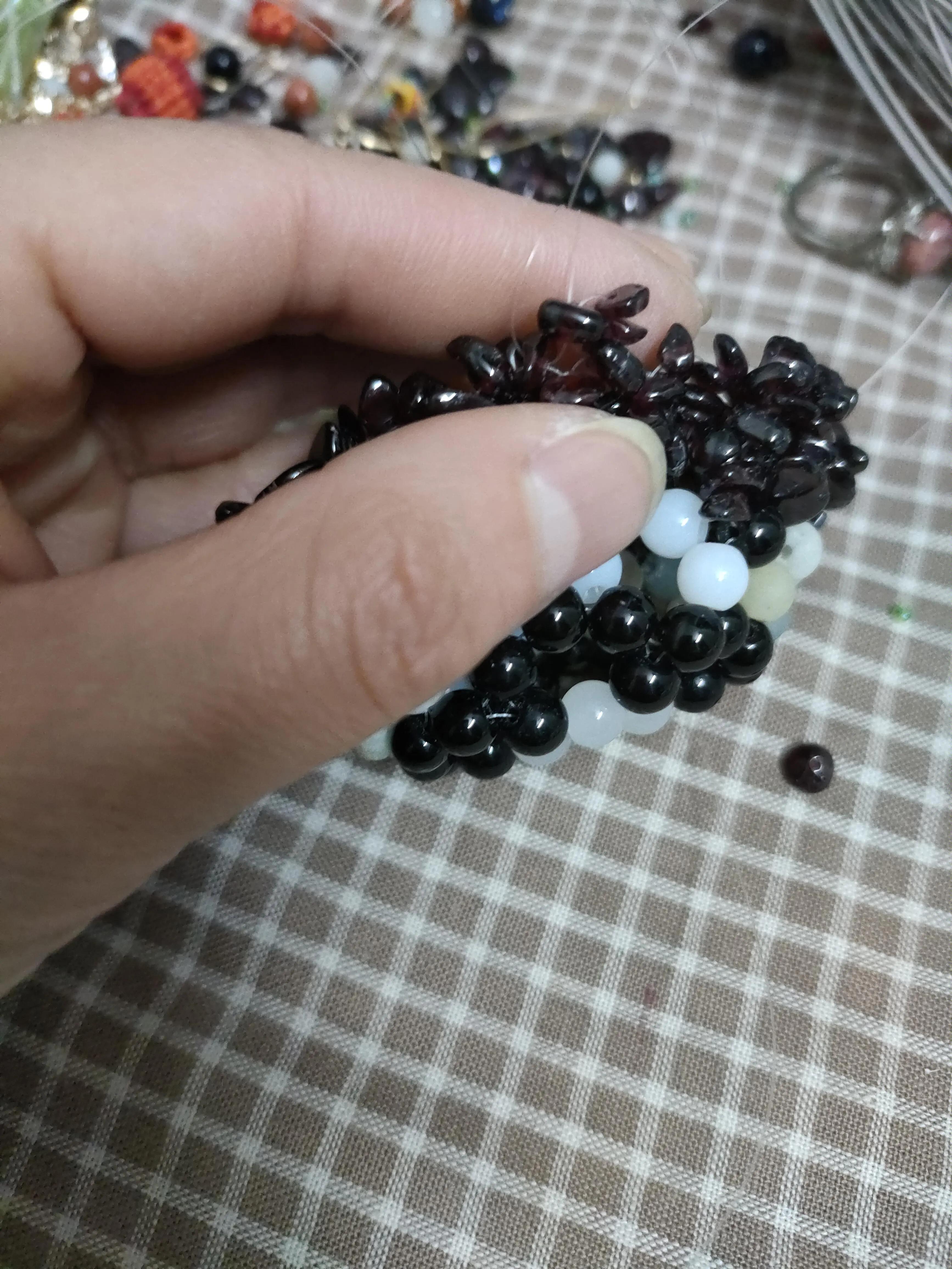 手工串珠花瓶串花视频,手工串珠花瓶