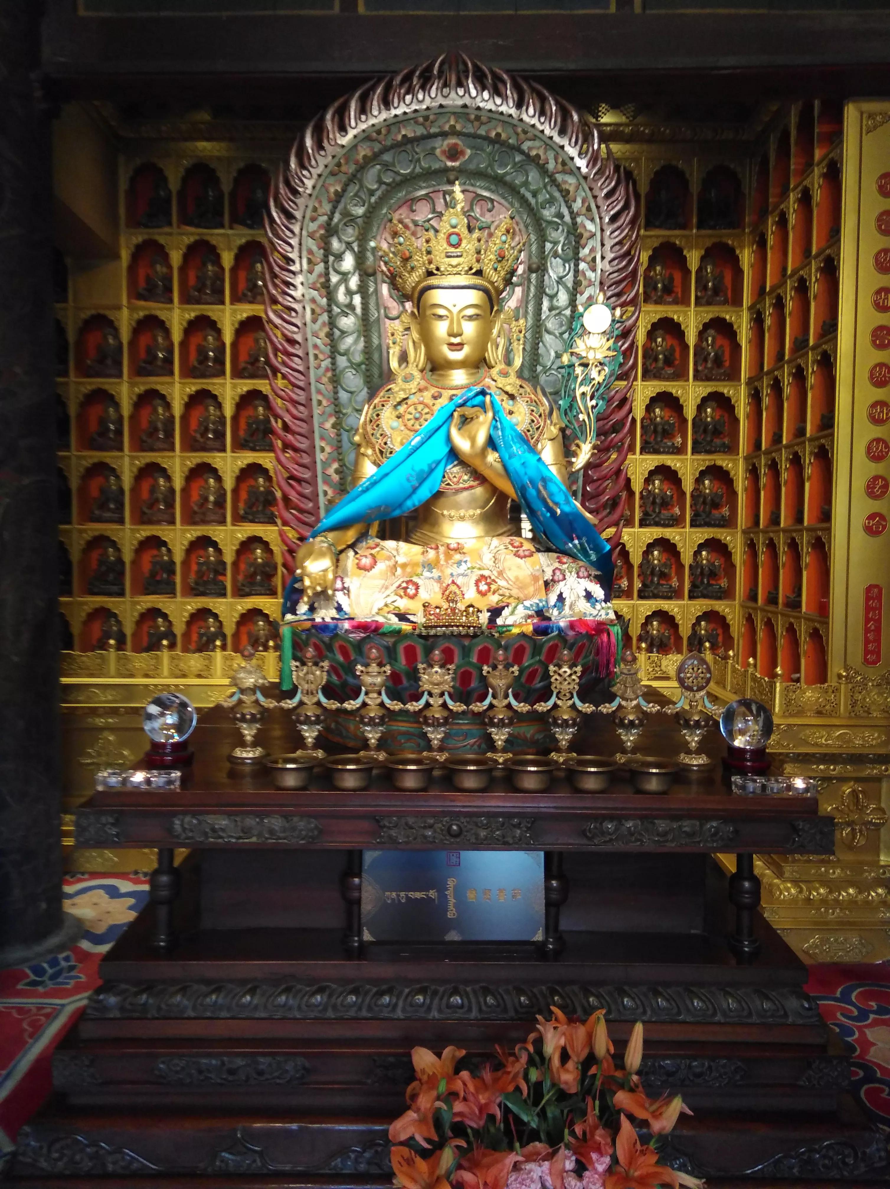 长安城佛教造像,西安广仁寺千手观音造像