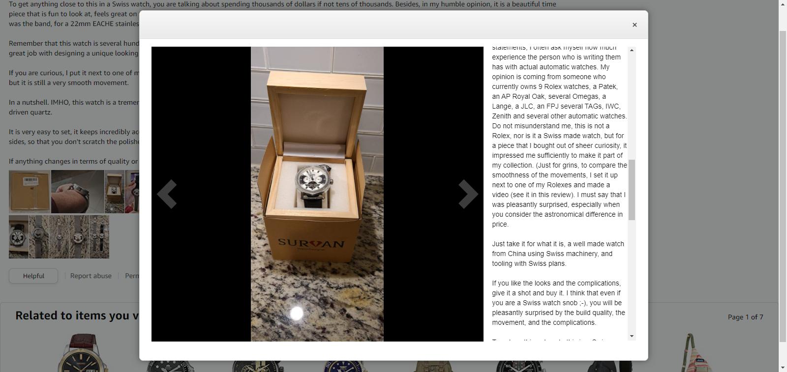 美国Amazon大咖评论SURVAN机械表,感动中国制造