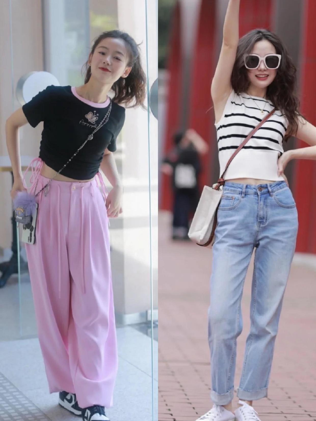阔腿裤穿得好夏天也能清爽又有型,阔腿裤真的是显腿长利器