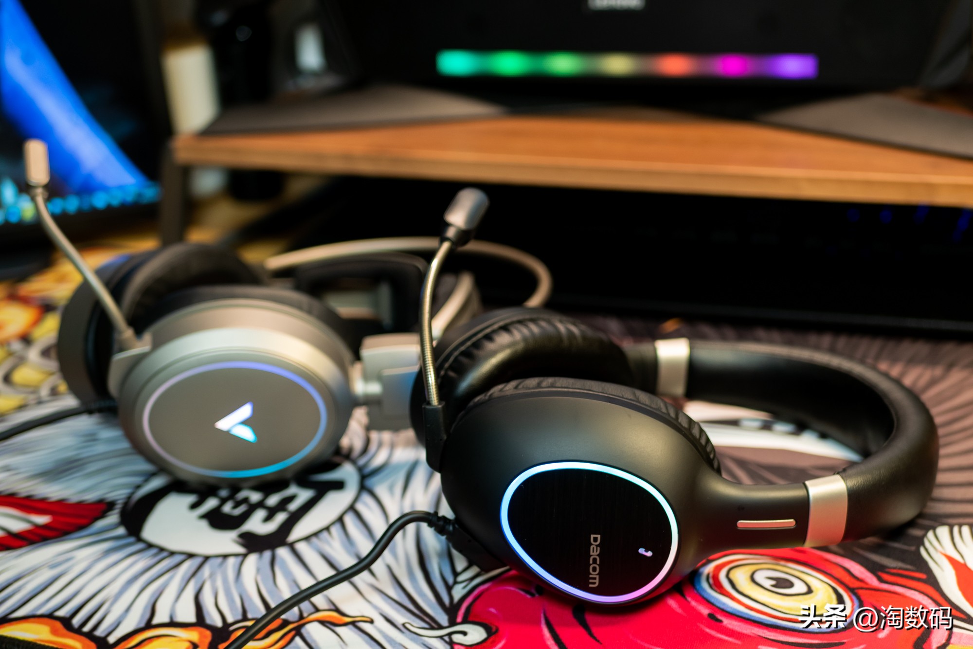 拒绝洋垃圾¥39入手RGB灯数字7.1虚拟声电竞游戏耳麦GH06开箱简评