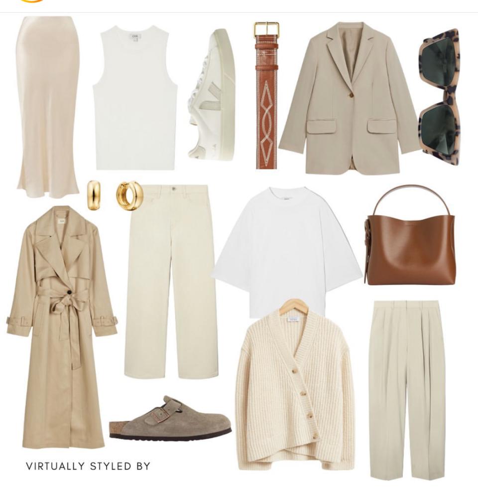 米色系搭配真的很高级，8件衣服的一周穿搭，雅致也大方