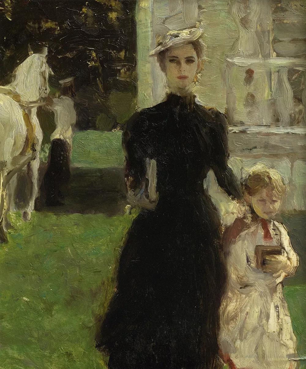 何多苓俄罗斯写生油画,何多苓油画2007