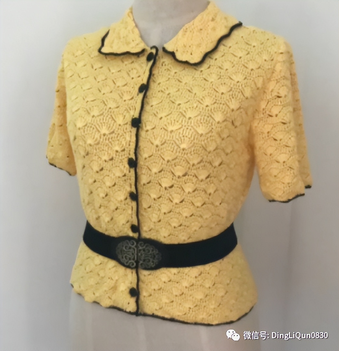 针织钩花外套开衫,钩针开衫外套最新款式图片