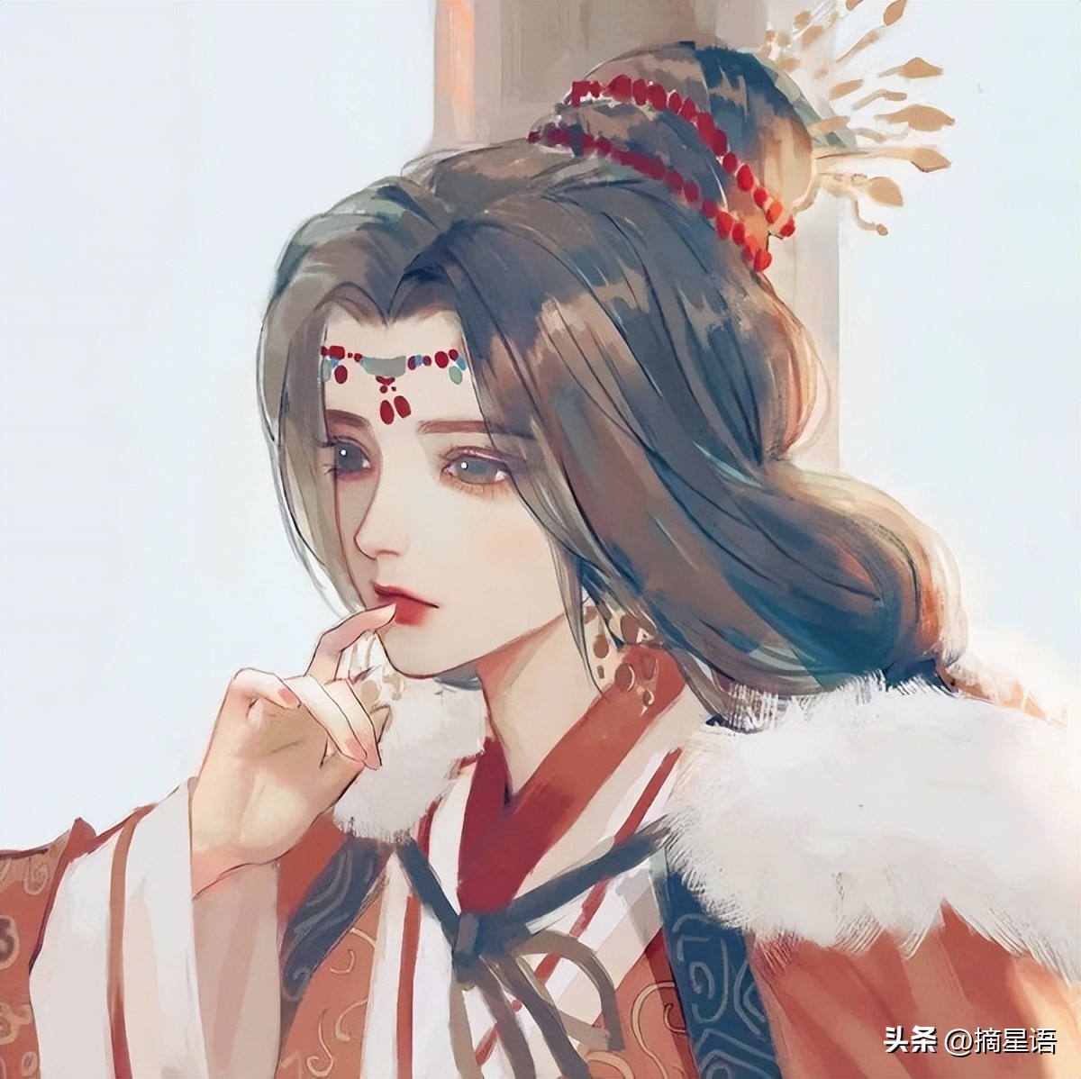 十二星座女生专属头像古风射手座,天秤座古风华丽头像