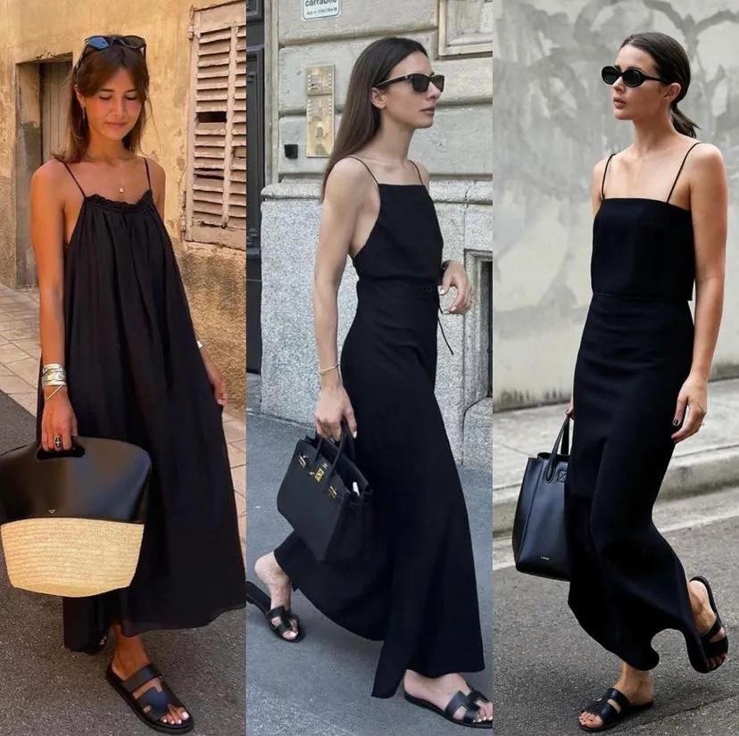 赫本风小黑裙高级感今年最火黑裙,优雅气质的小黑裙了解一下