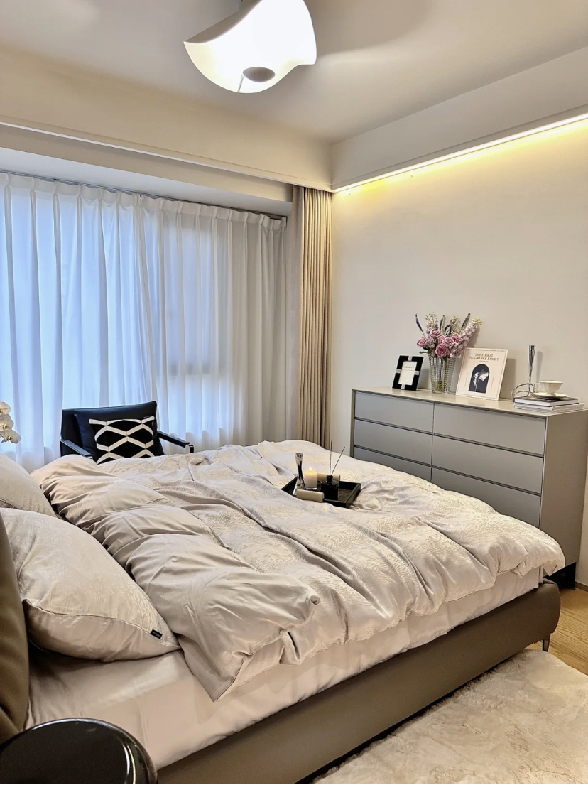 湖北夫妻拒绝“过度装修”,把128㎡家装得堪称教科书，太有品位了