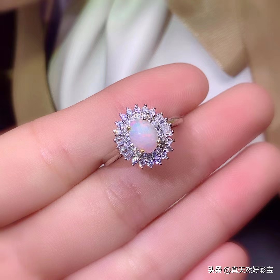 什么样的天然澳宝欧泊戒指好,欧泊戒指银s925