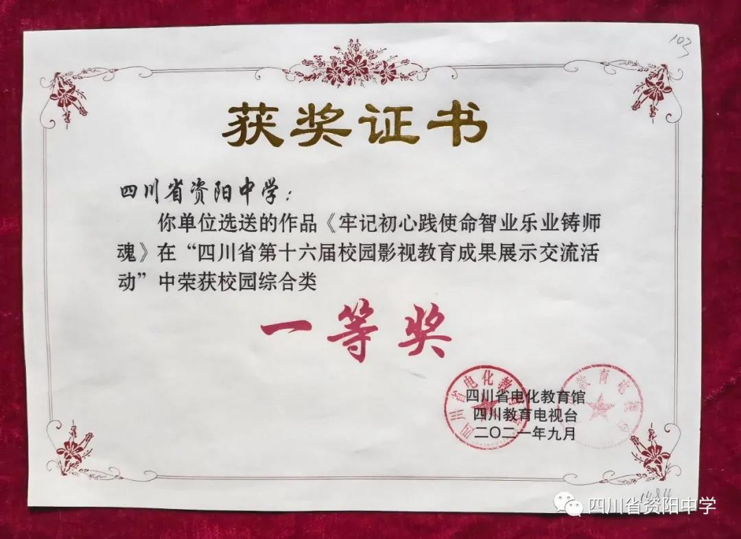 能力和气质，资阳中学两美女教师齐心斩获2个省级大奖，快来围观