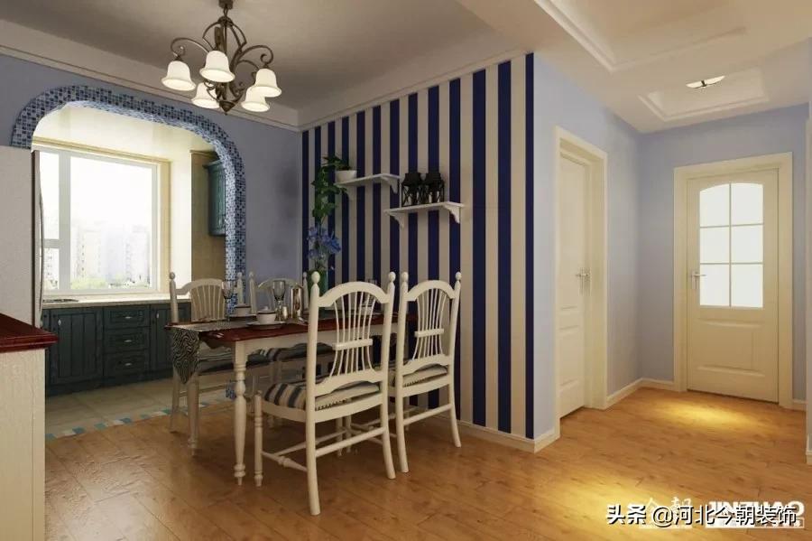 「完工实景」众美绿都110㎡地中海风格，100%还原效果图