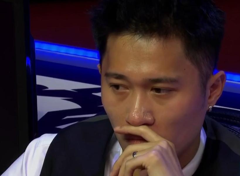 苏格兰总决赛曹宇鹏,苏格兰公开赛曹宇鹏第九局