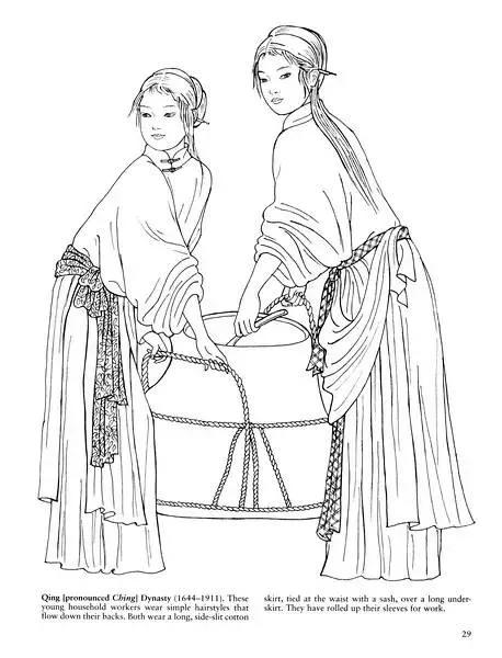 历朝历代服饰,历朝历代女性服饰妆容