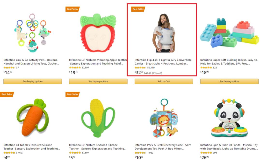 当前热销婴幼儿用品,婴儿用品亚马逊爆款