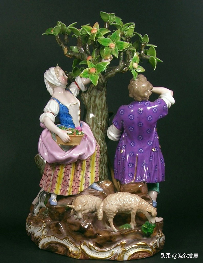【精品推荐】欧洲瓷器始祖-德国梅森Meissen出品的大型瓷器雕塑