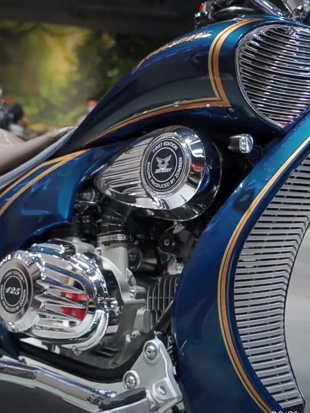 哈雷“大狗”既视感？Chopper风格的宗申自动挡小太子125EC要来了