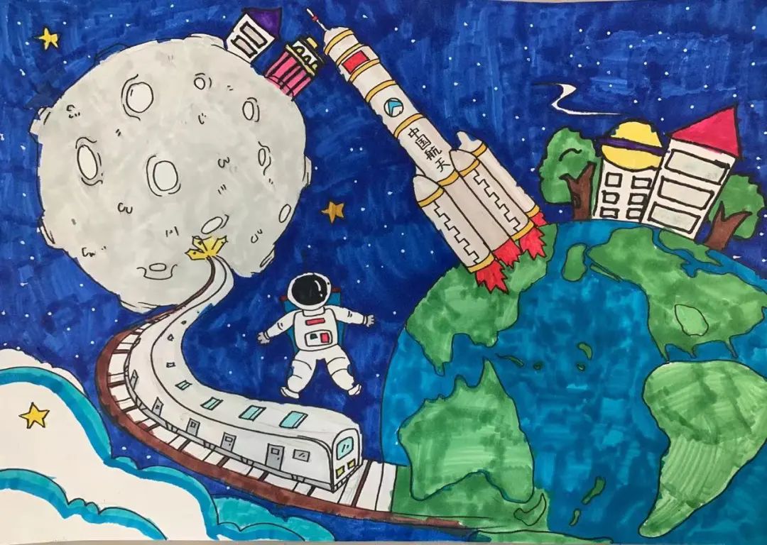 城阳区第二实验小学第六届科普创作大赛-科幻画（二）