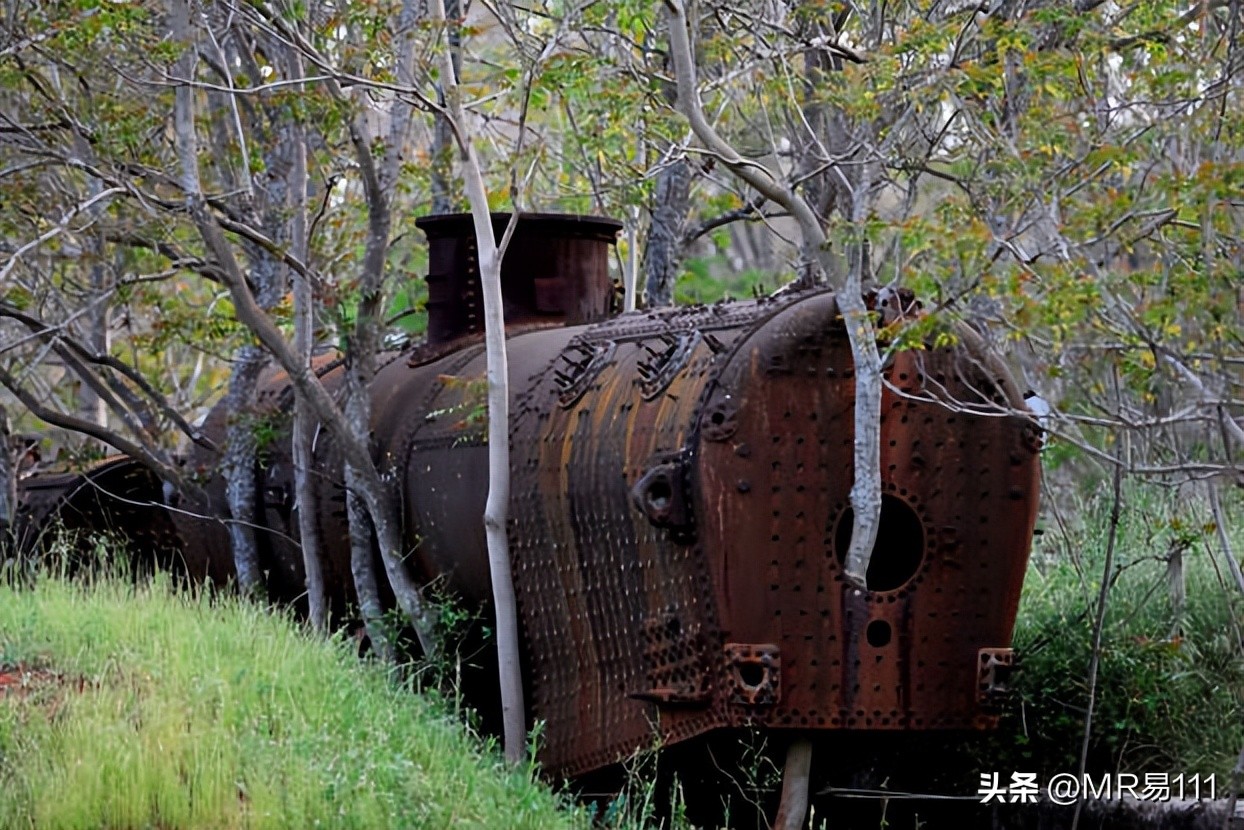 荒废的美国警车,荒芜的美