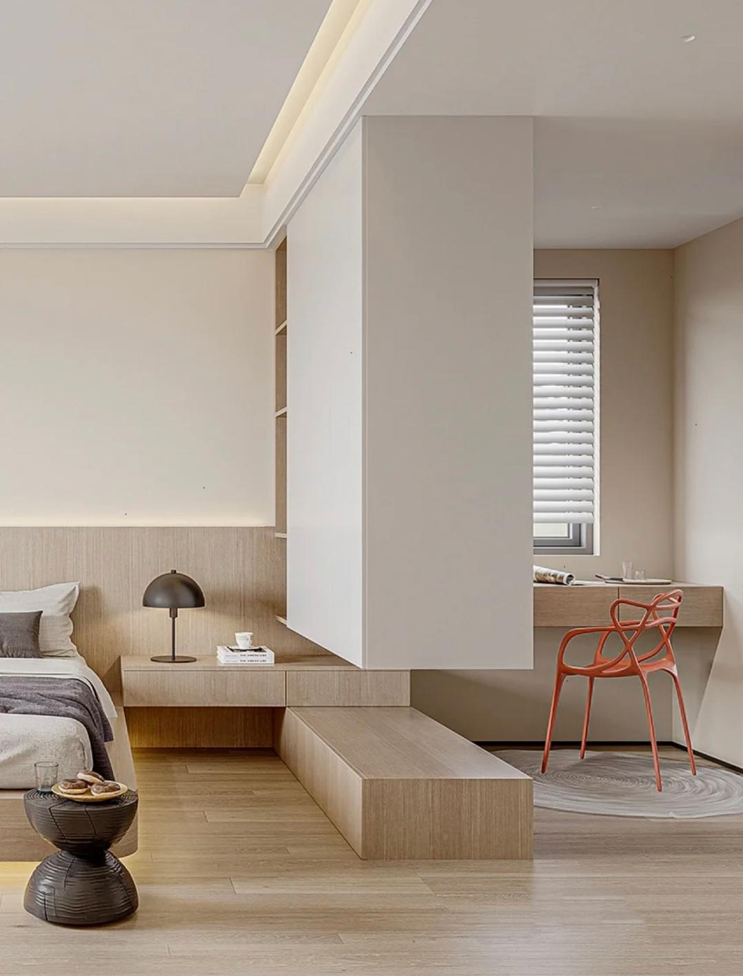 主卧室卫生间门正对床效果图,卫生间正对床衣帽间装修效果图