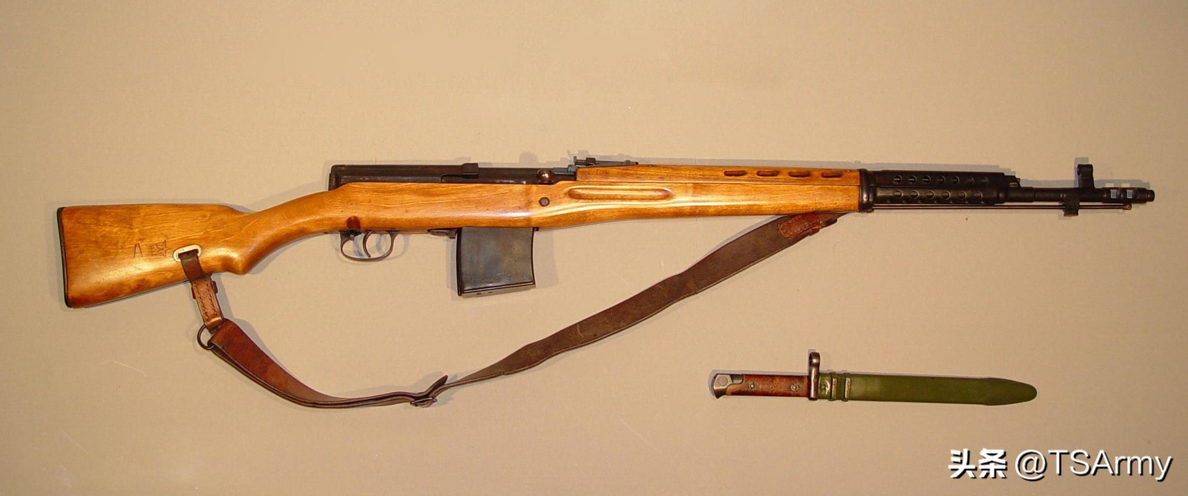 抗美援朝中国步枪型号,抗美援朝56式半自动步枪