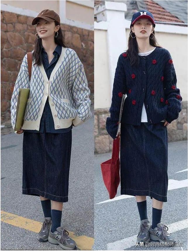 158梨形身材显瘦连衣裙长裙,洋气长裙穿搭技巧